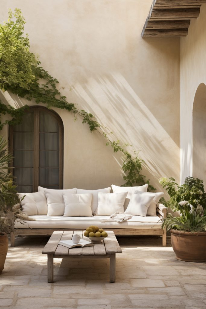 Diseño de patio interior - Freepik