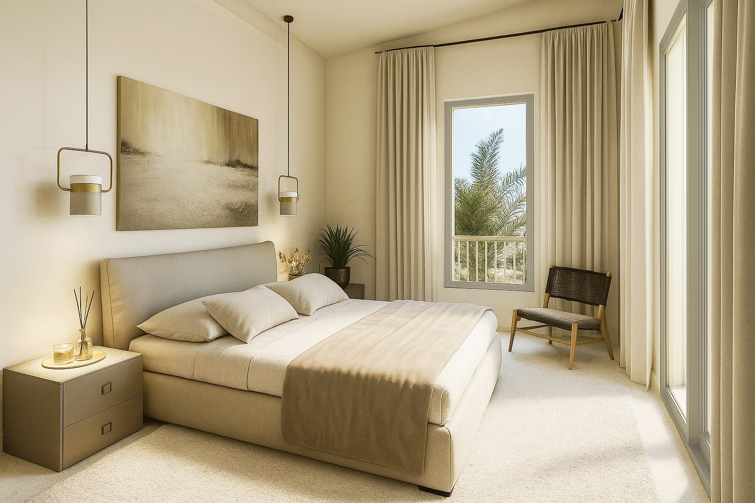 Casa Frame dormitorio
